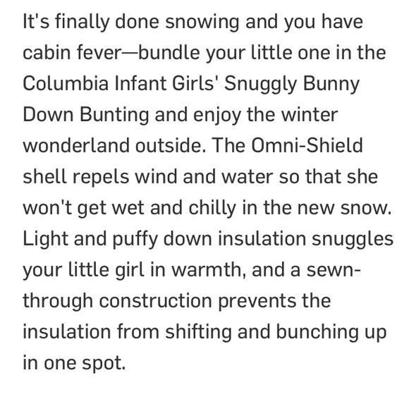 18-24 Months Columbia Patterned Baby Snowsuit - Picture 16 of 17